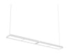  LP Slim Box Suspended Lampe Double4954 Lumen Dali weiß