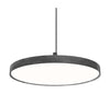  LP Slim Round Readed Lamp LED 3000 K 53 W Ø68 cm tumma alumiini