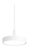  LP Slim Round Suspended Lamp førte Kelvin justerbar Ø25 cm hvid