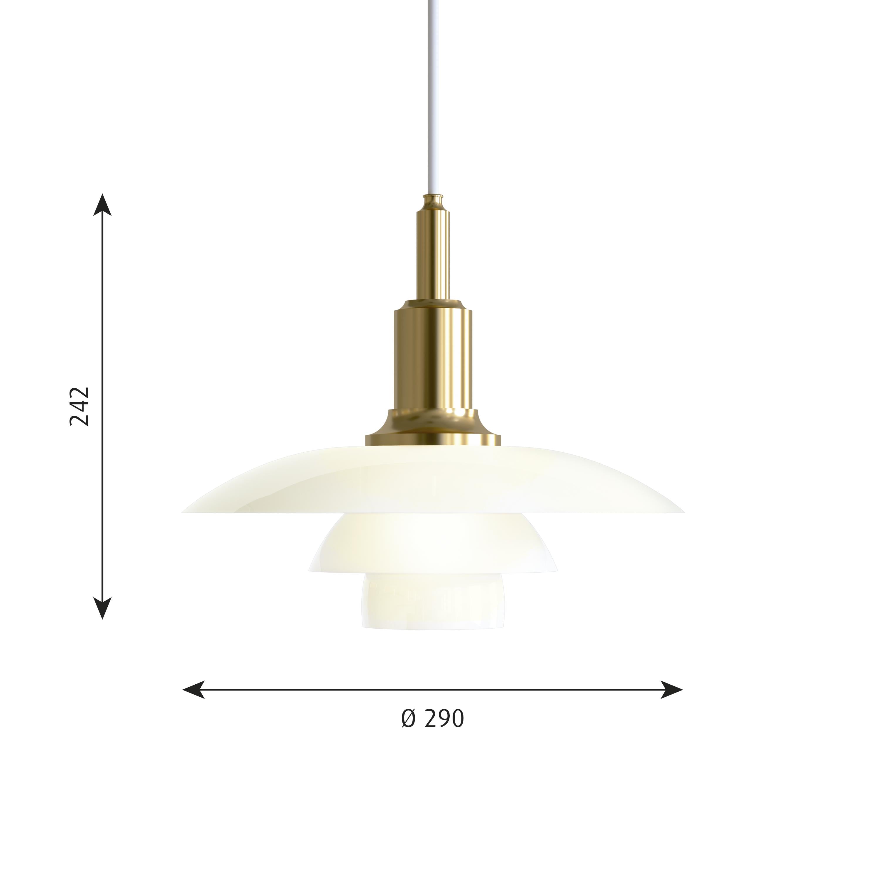 Louis Poulsen Ph 3/2 Pendant, Brass