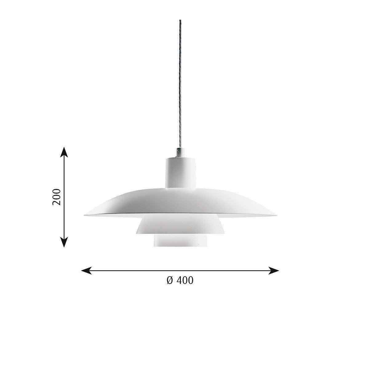 Louis Poulsen Ph 4/3 Pendant, White