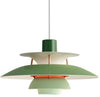 Louis Poulsen PH 5 mini hanger, tinten van groen