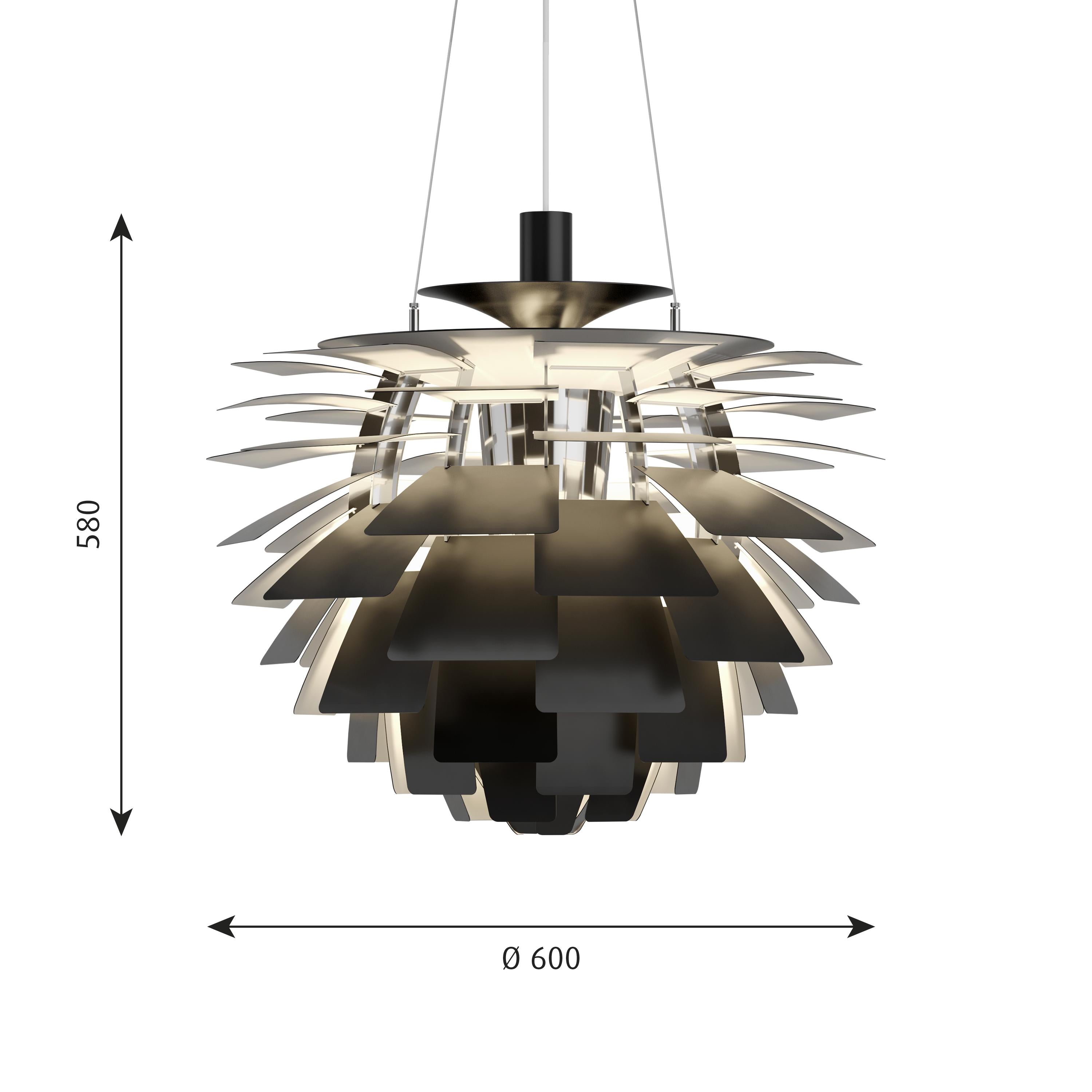 Louis Poulsen Ph Artichoke Led Pendelleuchte Schwarz, ø480