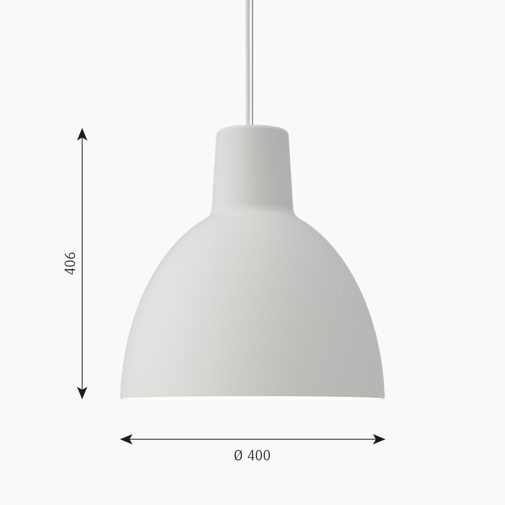 Louis Poulsen Toldbod 400 Pendant, White