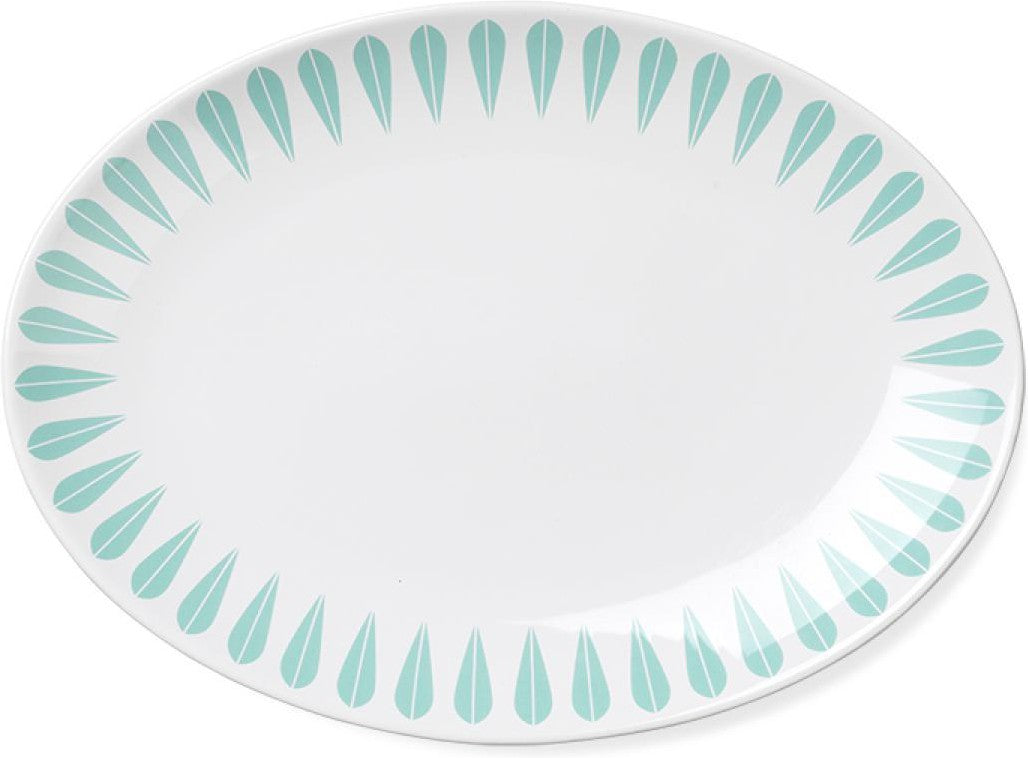 Collezione Lucie Kaas Arne Clausen Plate Plate Mint Green, 34 cm