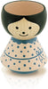 Lucie Kaas Bordfolk Egg Cup Girl, Pink/Blue