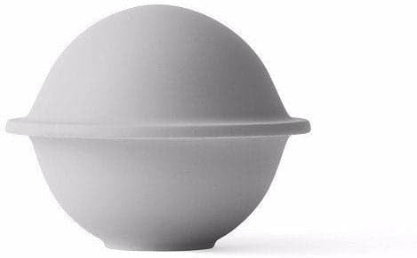 Lyngby Rhombe Chapeau Bowl With Lid, Light Grey, Large