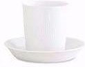 Lyngby Thermodan Mug With Saucer, White