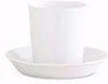 Lyngby Tasse thermodan avec soucoupe, blanc