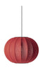 Made By Hand Gebreide met 45 ronde hanglamp esdoorn rood