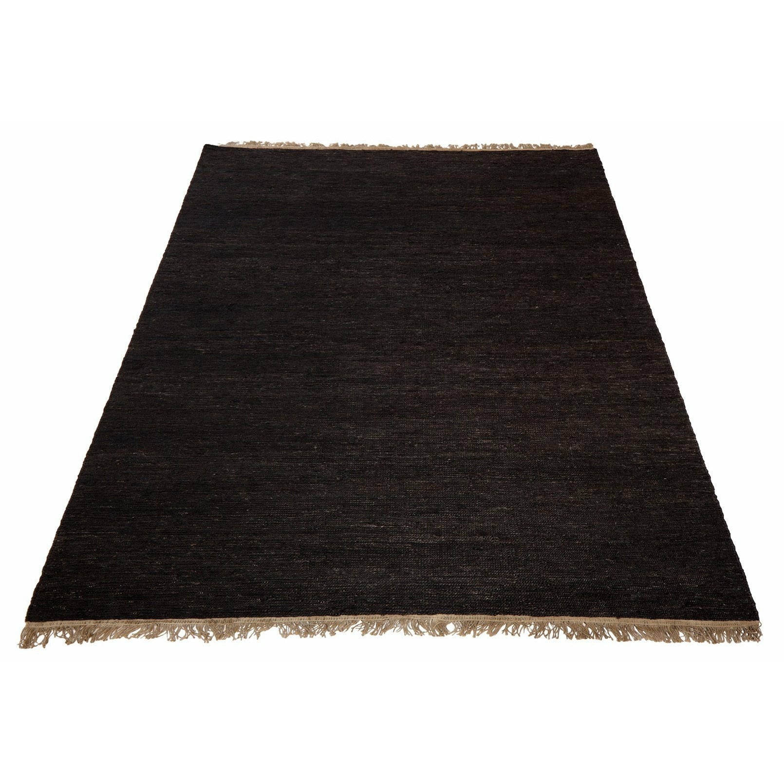 Massimo Tapis sumace noir sans franges, 170x240 cm