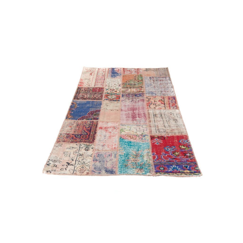 Massimo Tapis vintage naturel fort, 140x200 cm