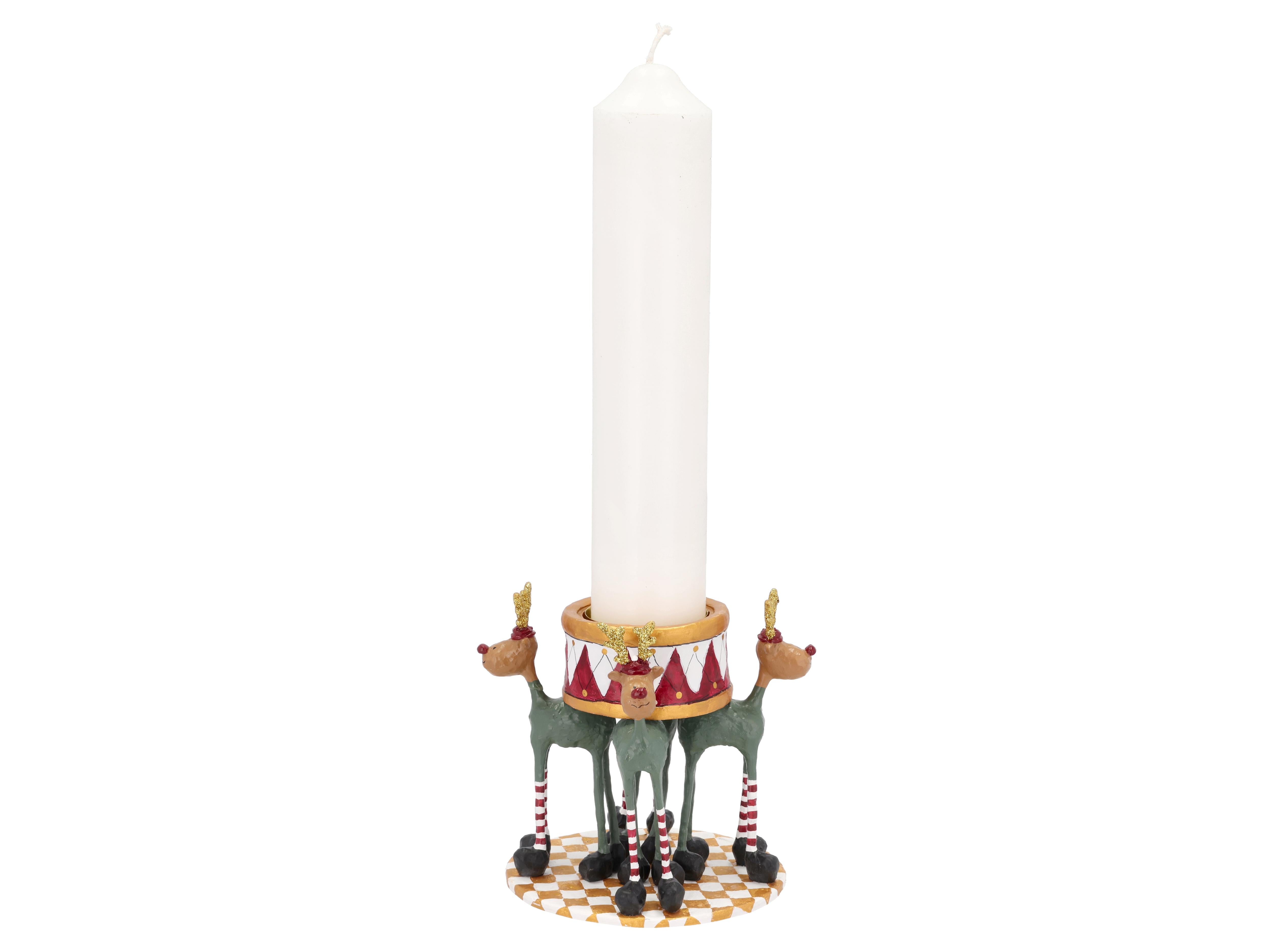 [product_category]-Medusa Copenhagen Rudolf The Drummers Candle Holder F/Block Candles-Medusa Copenhagen-5722000273011-27301-MED-2