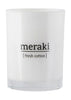 Meraki Bougie parfumée H10,5 cm, coton frais