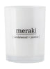 Meraki Bougie parfumée H10,5 cm, bois de santal et jasmin