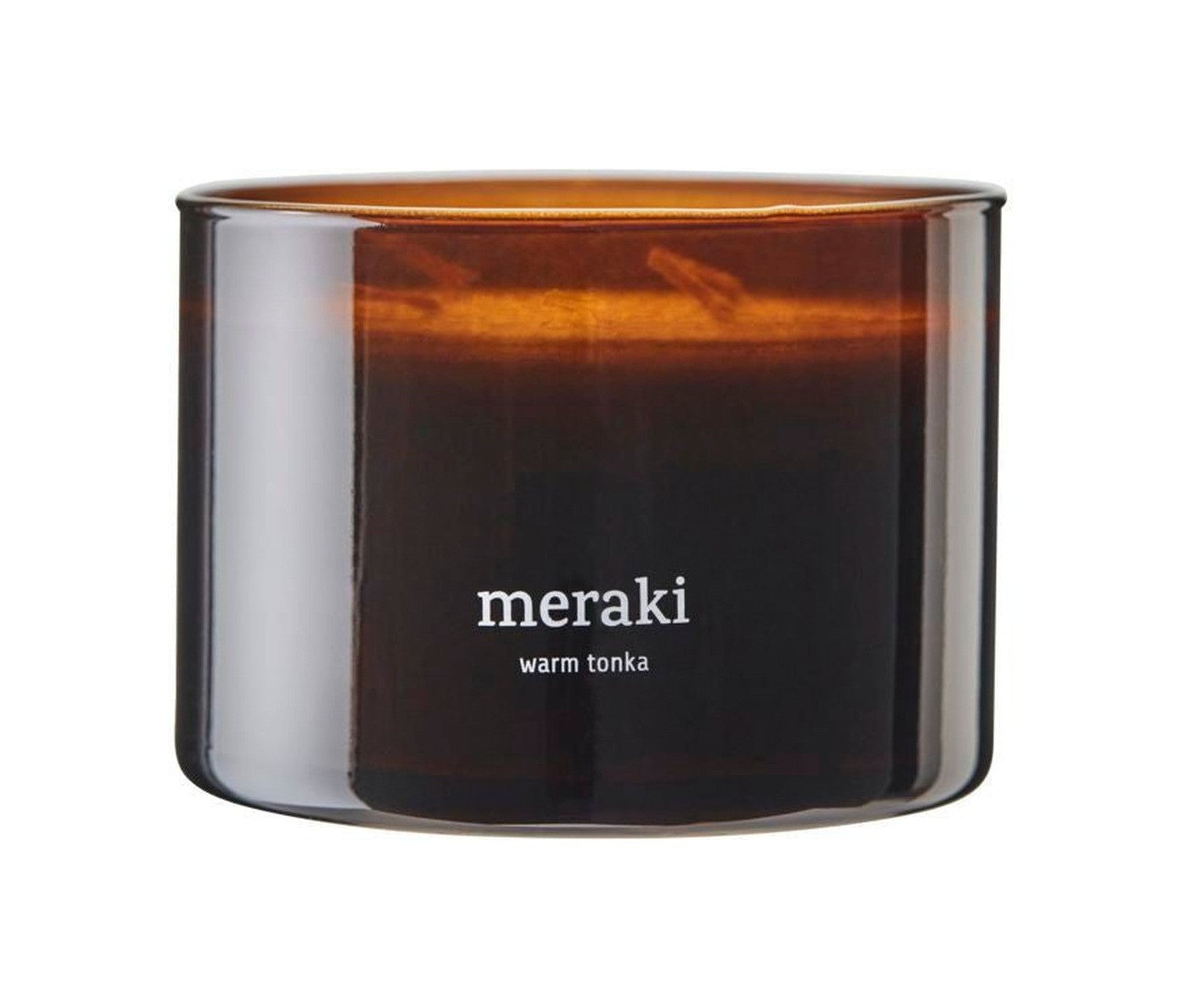 Vela perfumada de Meraki, Tonka cálida