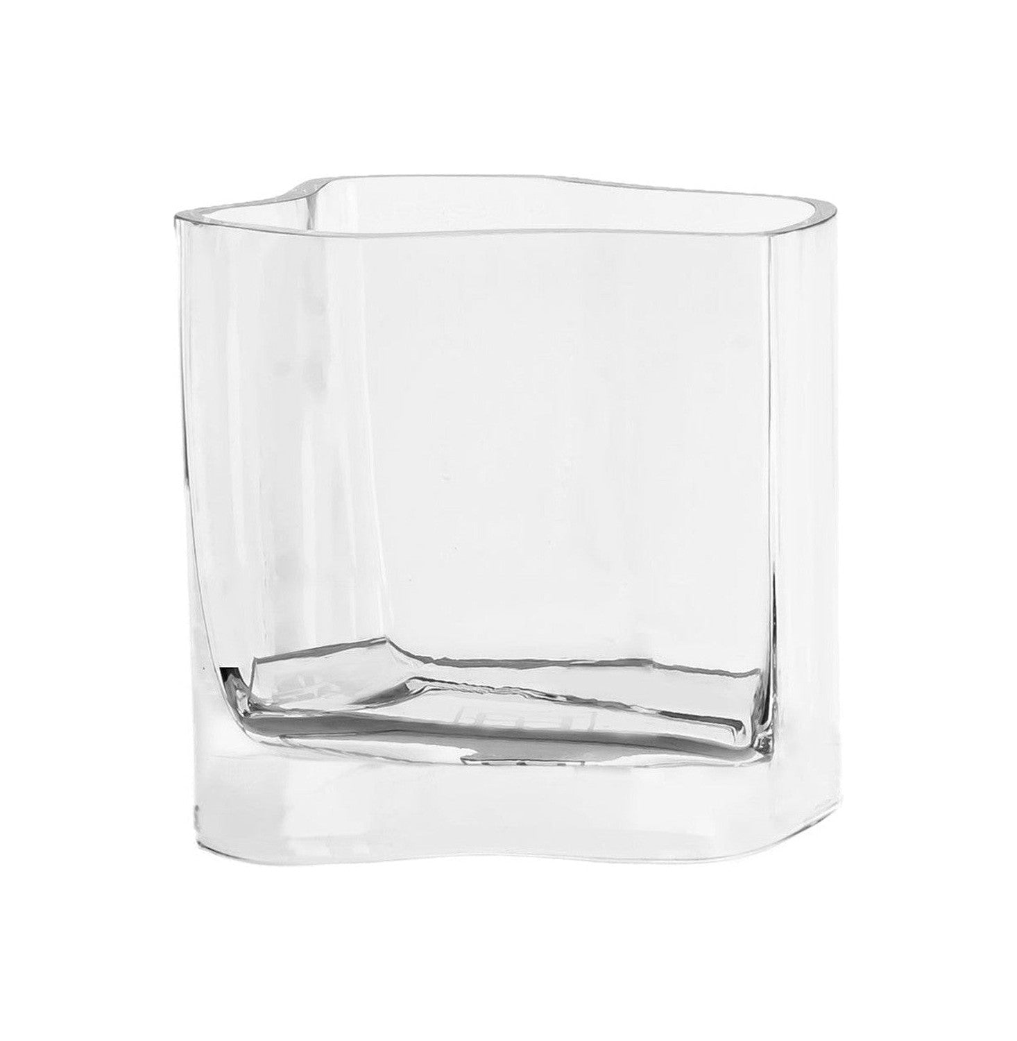 Modernes Glasdesign Vase inspiriert von Coral und Aalto, Cor13cl