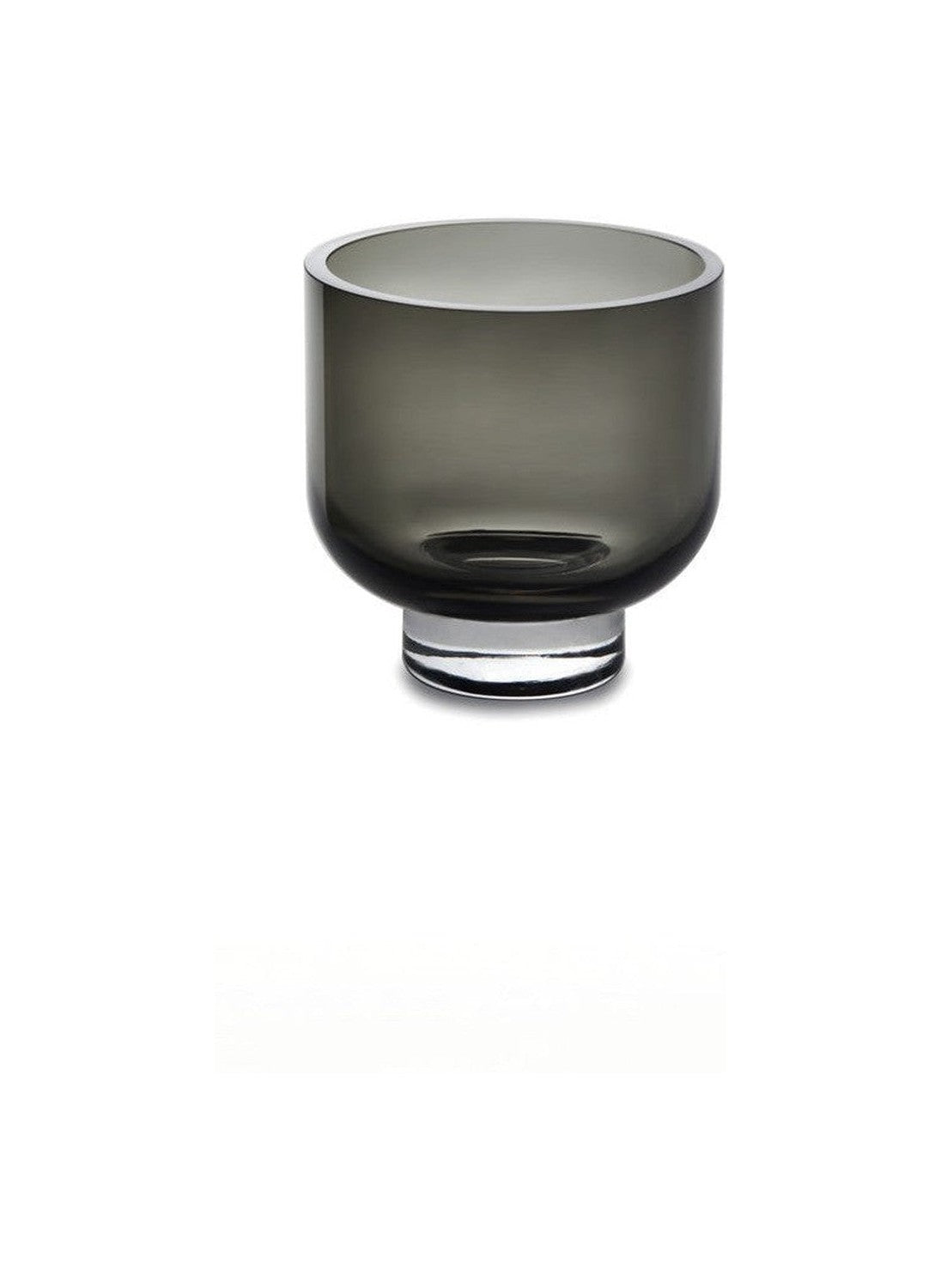 Modern low vase or bowl, Sober Design, OMAHA07GR