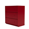 Montana draagt ​​dressoir met 3 cm plint, rode biet rood