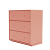 Montana draagt ​​dressoir met 3 cm plint, rabarber rood