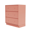 Montana draagt ​​dressoir met 7 cm plint, rabarber rood