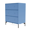 Montana draagt ​​dressoir met benen, azure blauw/zwart