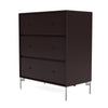 Montana draagt ​​dressoir met benen, Balsamic/Matt Chrome