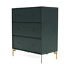 Montana draagt ​​dressoir met benen, zwarte jade/messing