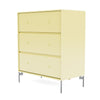 Montana Carry Dresser mit Beinen, Camomile/Matt Chrom