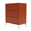 Montana Carry Dresser mit Beinen, Hokkaido/Matt Chrome