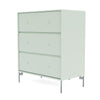 Montana draagt ​​dressoir met benen, mist/mat chroom