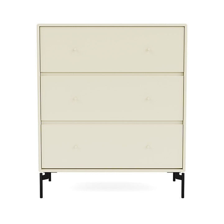 [product_category]-Montana Carry Dresser With Legs, Vanilla/Black-Montana Furniture-5714322202602-000CARRY-150-03-MON-2