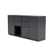 Montana -Paar -Sideboard mit 3 cm Sockel, Carbonschwarz