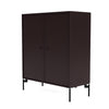 Montana Cover Cabinet met benen, balsamico/zwart