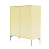 Cabinet de couverture du Montana avec des jambes, Camomile / Matt Chrome