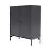 Montana Cover Cabinet met benen, Carbon Black/Black