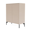 Montana Cover Cabinet met benen, klei/zwart