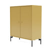 Montana Cover Cabinet met benen, komijn/zwart