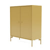 Cabinet de couverture du Montana avec des jambes, cumin / laiton