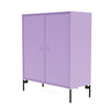 Cabinet de couverture du Montana avec des jambes, iris / noir