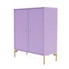 Cabinet de couverture du Montana avec des jambes, iris / laiton