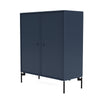 Montana Cover Cabinet met benen, jeneverbes/zwart