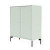 Montana Cover Cabinet met benen, mist/zwart