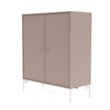 Montana Cover Cabinet met benen, paddenstoelbruin/sneeuwwit