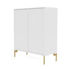 Montana Cover Cabinet met benen, nieuw wit/messing