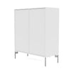 Montana Cover Cabinet With Legs, New White/Matt Chrome