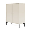 Montana Cover Cabinet met benen, haver/zwart