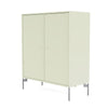 Montana Cover Cabinet With Legs, Pomelo/Matt Chrome