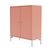 Montana Cover Cabinet met benen, rabarber/mat chroom