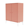 Montana Cover Cabinet met benen, rabarber/sneeuwwit